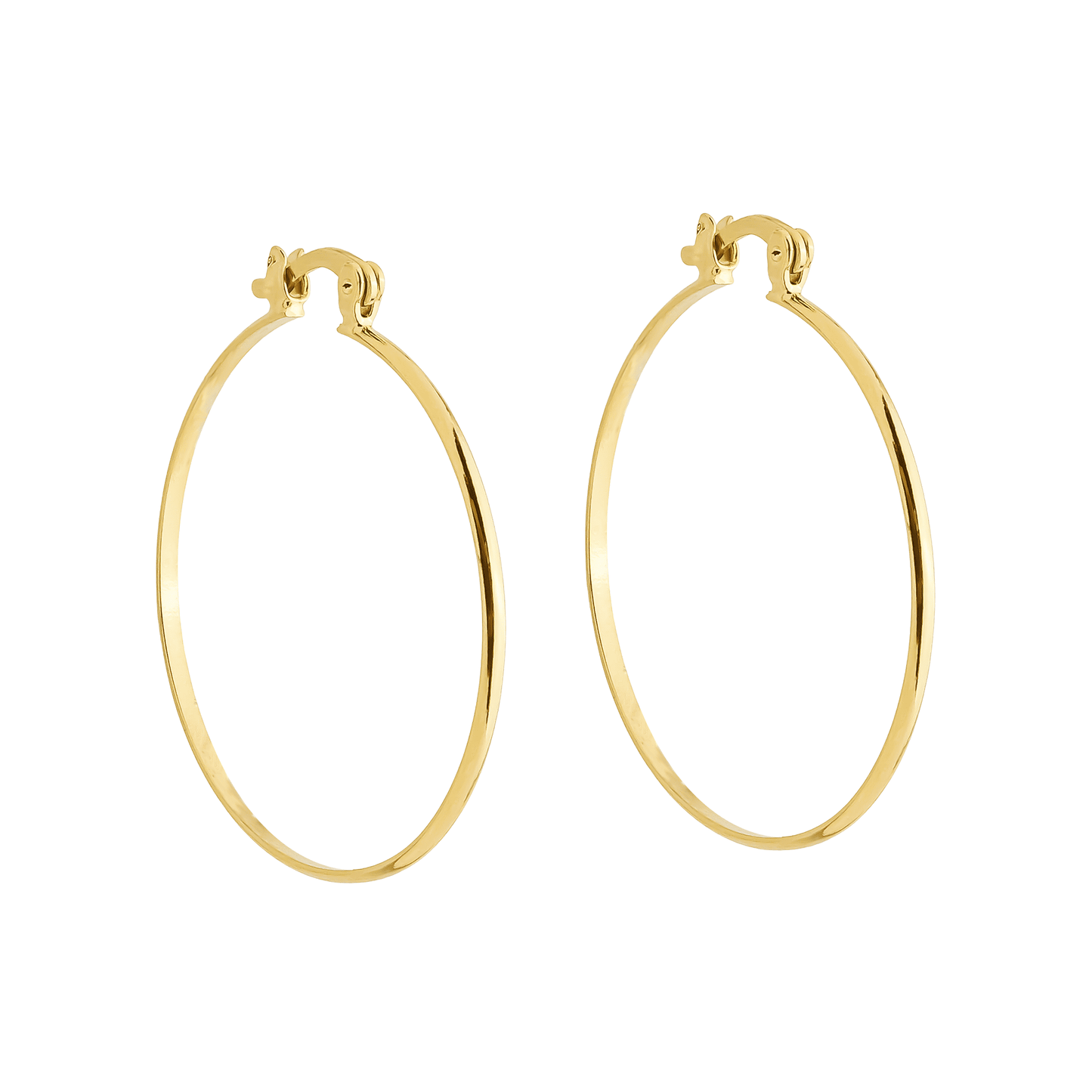 Brinco Dourado de Argola Médio