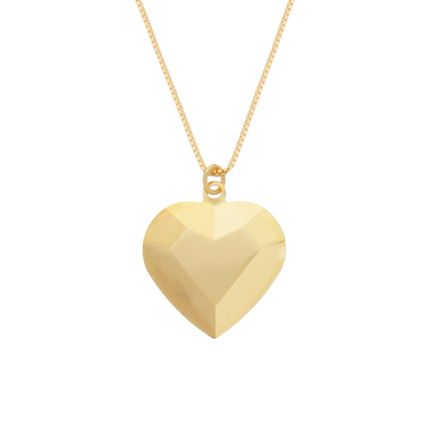 Colar Coeur Strie
