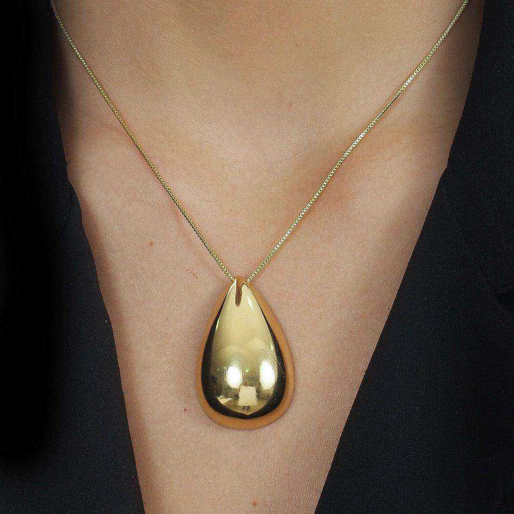 Colar Dourado de Gota - Galeria